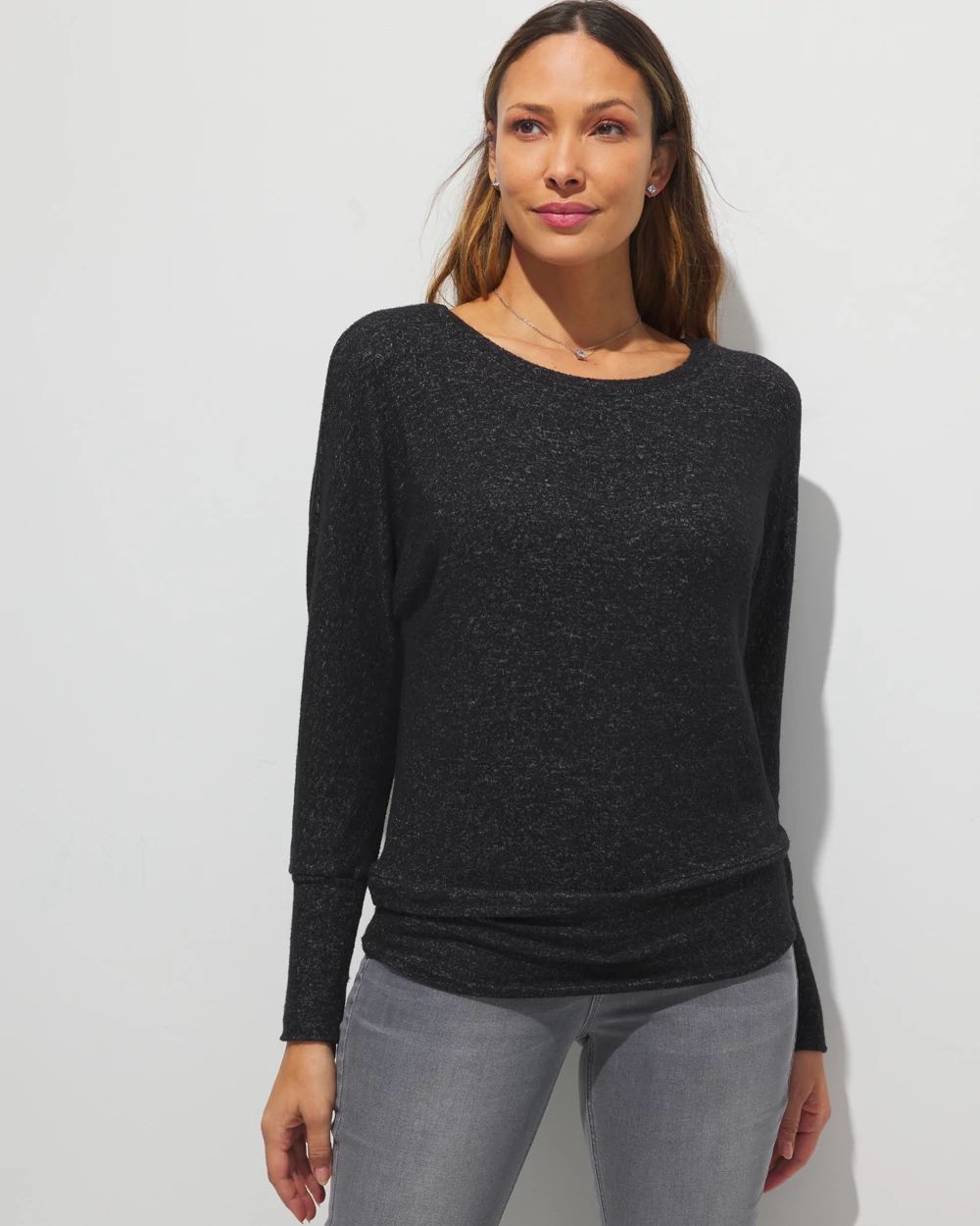 Outlet WHBM Banded Bottom Dolman Top White House Black Market